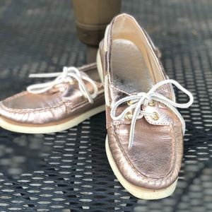 Sperry Rose Gold Top-Siders